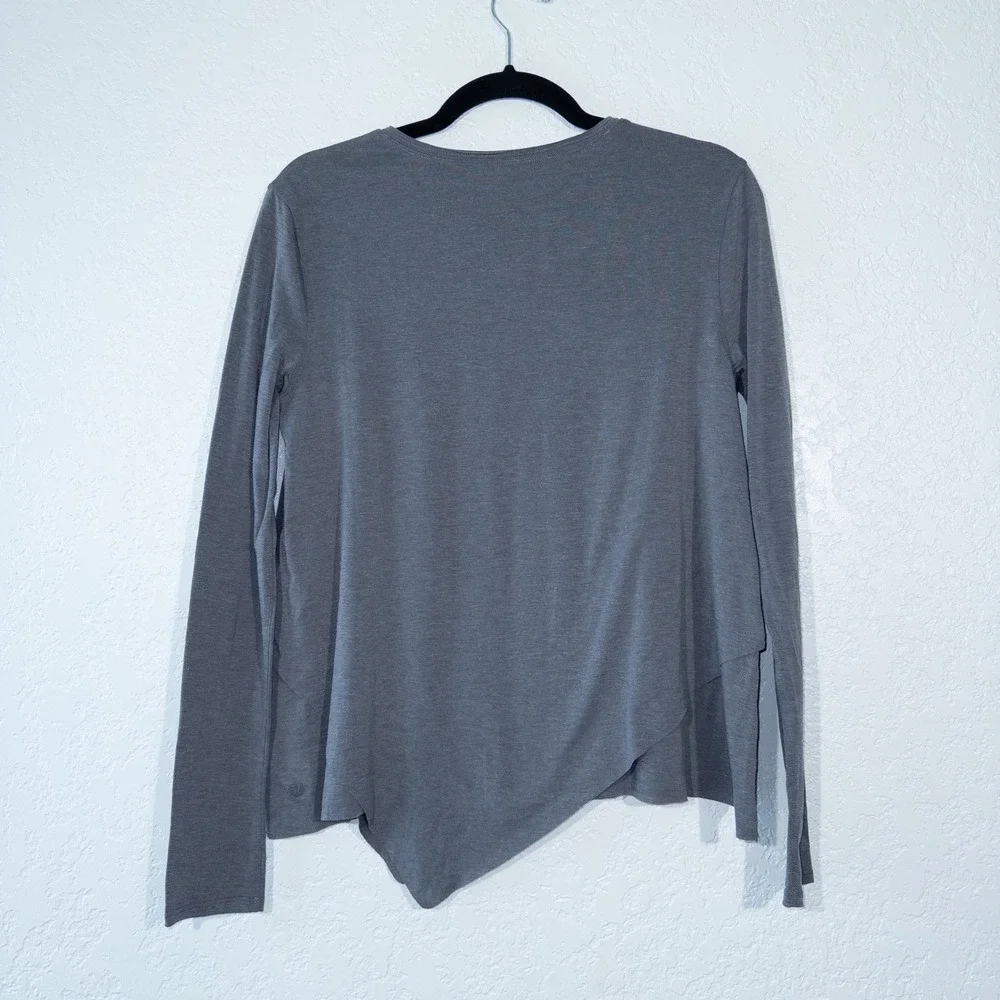 Lululemon‎ Heathered Titanium Gray Sweetest Day Tencel Long Sleeve Size 4